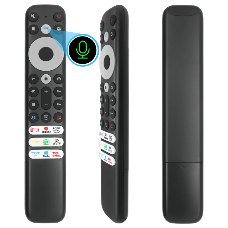 TCL Smart LED TV Bluetooth Voice Universal Remote Control for Models 43P635, 43T6G, 55P635, 65C645, 75P635, 55C835
TCL Smart LED TV Bluetooth Voice Universal Remote Control for Models 43P635, 43T6G, 55P635, 65C645, 75P635, 55C835
