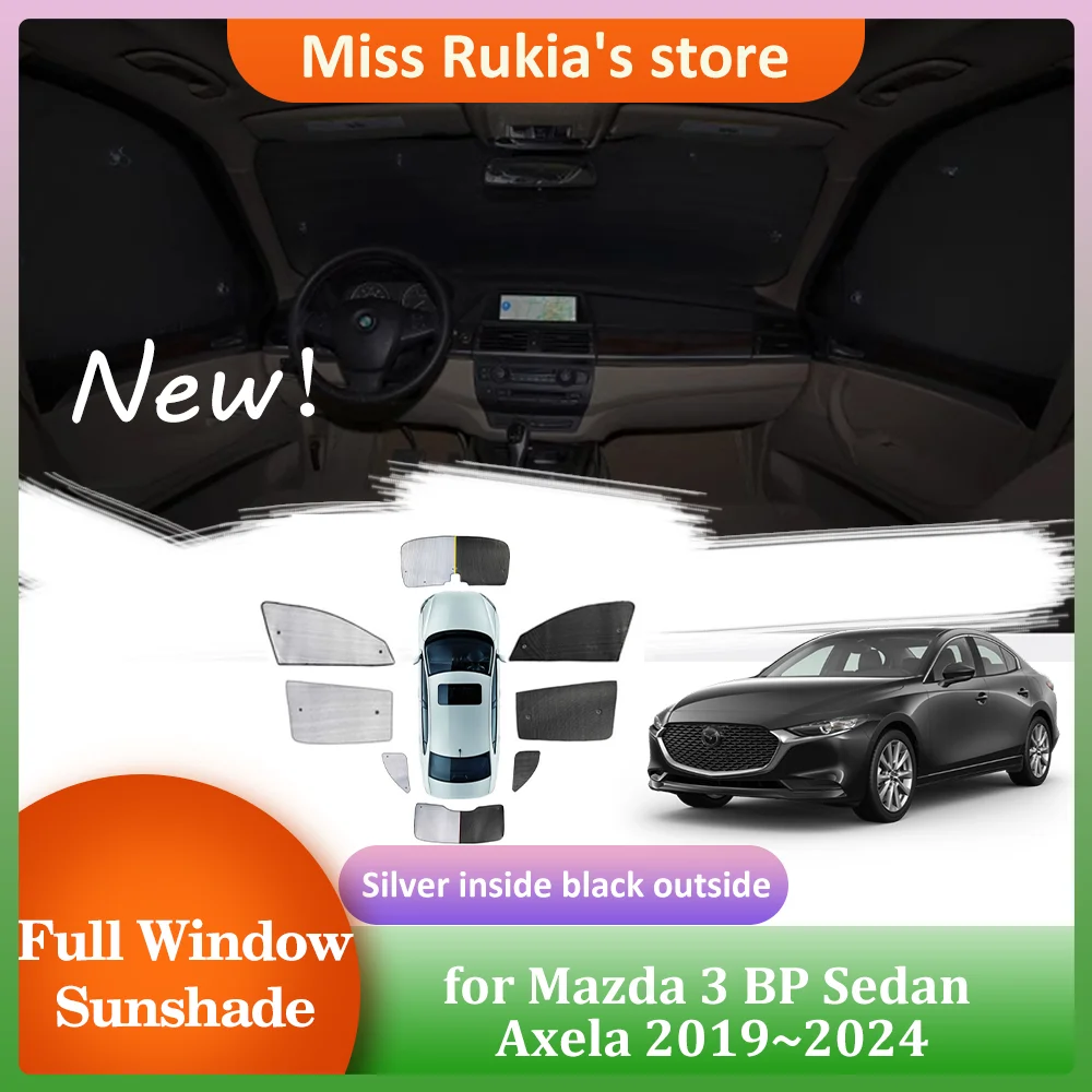 Car Sunshades for Mazda 3 Mazda3 Axela BP Sedan 2019~2024 Roof Windows Sun Visor Windshield Curtain Pad Sunroof Cover Accessorie
Car Sunshades for Mazda 3 Mazda3 Axela BP Sedan 2019~2024 Roof Windows Sun Visor Windshield Curtain Pad Sunroof Cover Accessorie