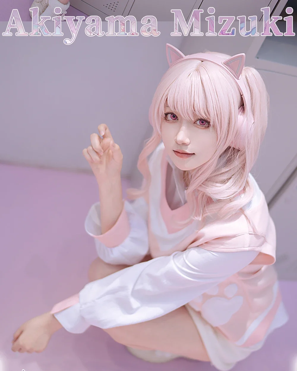 Project Sekai Colorful Stage!feat.Miku Cosplay Mizuki Akiyama Amia mzk Costume Halloween Pink Vest Shirt Socks Tail Women Set
Project Sekai Colorful Stage!feat.Miku Cosplay Mizuki Akiyama Amia mzk Costume Halloween Pink Vest Shirt Socks Tail Women Set