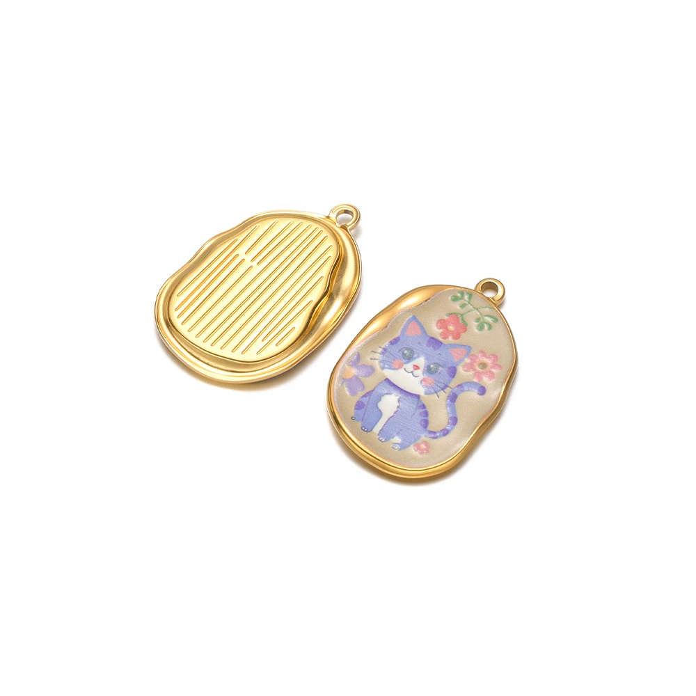 4pcs Stainless Steel Enamel Dog Cat Pendant Cartoon Animal Charms for DIY Kids Jewelry Necklace Findings Earring Bracelet Making
4pcs Stainless Steel Enamel Dog Cat Pendant Cartoon Animal Charms for DIY Kids Jewelry Necklace Findings Earring Bracelet Making