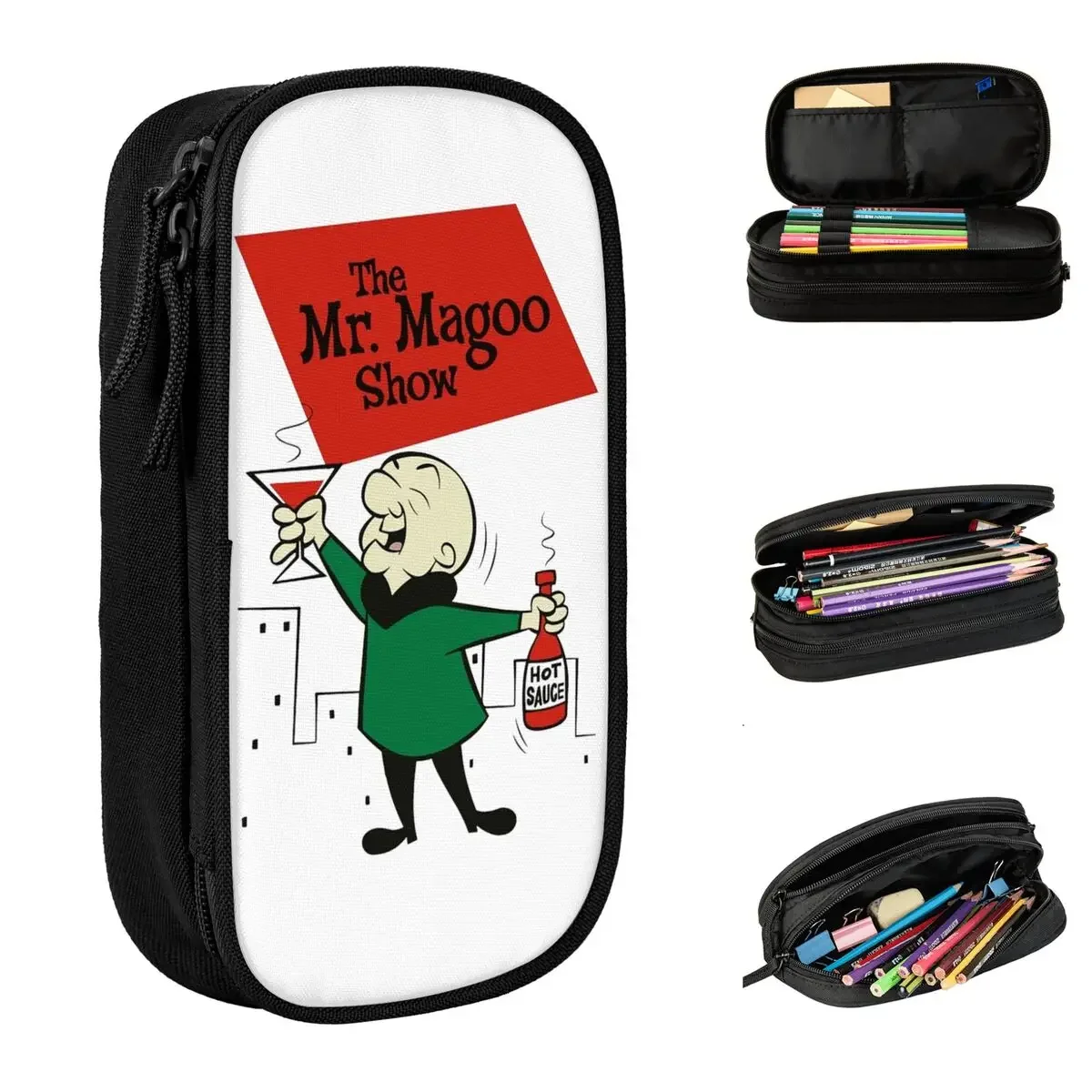 Lovely Mr. Magoo Retro Cartoon Pencil Case Pencil Box Pen for Girls Boys Big Capacity Bag Students School Gifts Stationery
Lovely Mr. Magoo Retro Cartoon Pencil Case Pencil Box Pen for Girls Boys Big Capacity Bag Students School Gifts Stationery