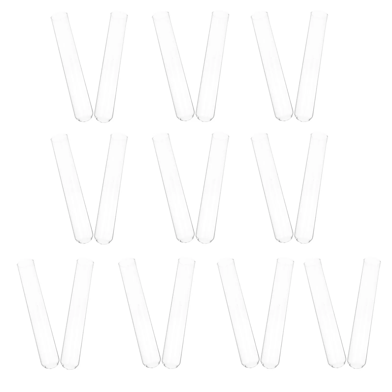 20Pcs Clear Laboratory Test Tubes 25x150mm Glass Sample Tubes Flat Mouth Round Bottom Heat Resistant for Chemical Lab Experiment
20Pcs Clear Laboratory Test Tubes 25x150mm Glass Sample Tubes Flat Mouth Round Bottom Heat Resistant for Chemical Lab Experiment