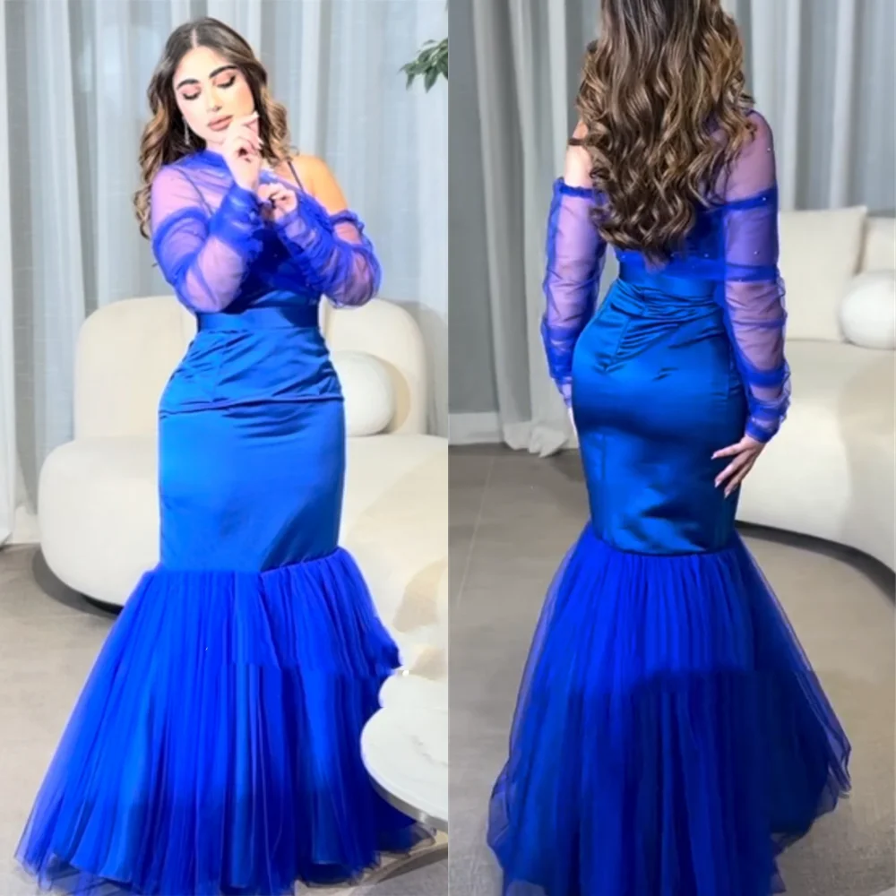 Customized High Quality Charmeuse Pleat Trumpet One-shoulder Long Dresses Bespoke OccasionExquisite Fashion
Customized High Quality Charmeuse Pleat Trumpet One-shoulder Long Dresses Bespoke OccasionExquisite Fashion