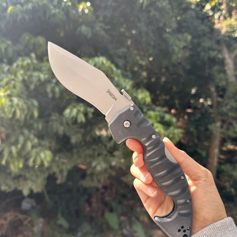 Spartan 4.5-inch pocket knife 7CR13MOV steel blade outdoor hunting Knife wilderness survival EDC pocket knife men's gift
Spartan 4.5-inch pocket knife 7CR13MOV steel blade outdoor hunting Knife wilderness survival EDC pocket knife men's gift