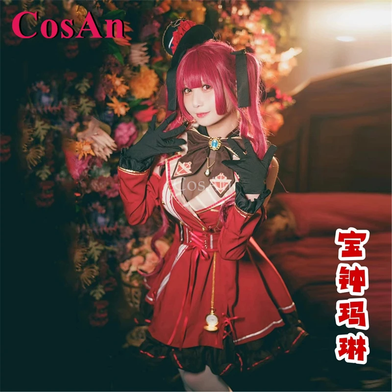 CosAn Anime VTuber Hololive Houshou Marine Cosplay Costumes Sweet Nifty Gothic Lolita Dress Halloween Party Role Play Clothing
CosAn Anime VTuber Hololive Houshou Marine Cosplay Costumes Sweet Nifty Gothic Lolita Dress Halloween Party Role Play Clothing