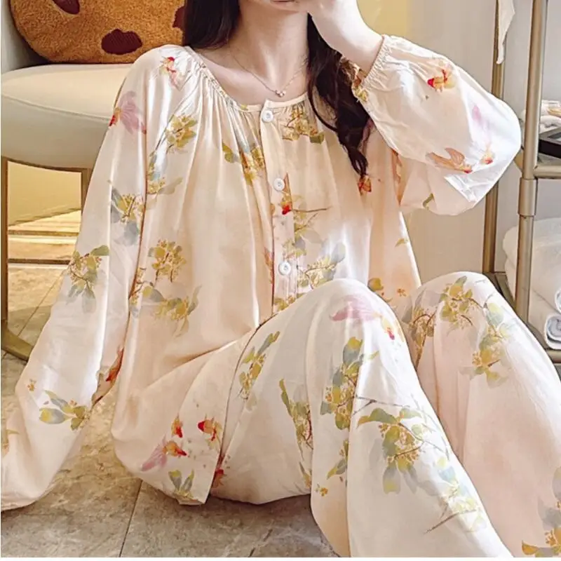 Горячая ленивая модная одежда для отдыха, весенне-осенние сезоны, хлопок, поплин, корейская версия, свободный минималистичный комплект домашней одежды с допамином
Горячая ленивая модная одежда для отдыха, весенне-осенние сезоны, хлопок, поплин, корейская версия, свободный минималистичный комплект домашней одежды с допамином