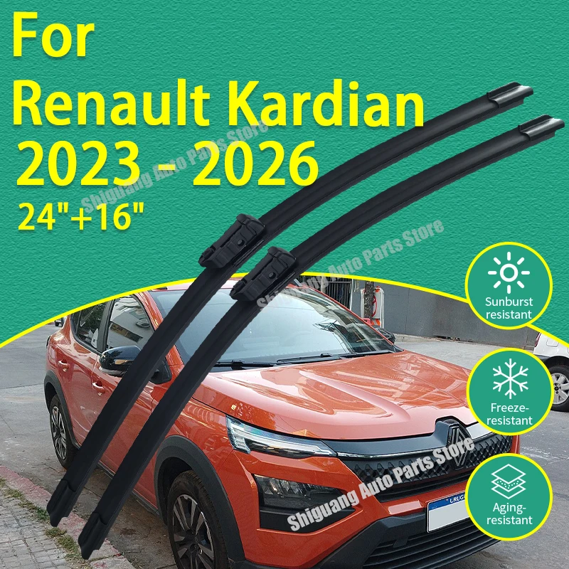 Front Silicone Coating Wipers for Renault Kardian SUV 2023 - 2026 Car Wiper Windshield Windscreen Blades Accessories 2024 2025
Front Silicone Coating Wipers for Renault Kardian SUV 2023 - 2026 Car Wiper Windshield Windscreen Blades Accessories 2024 2025