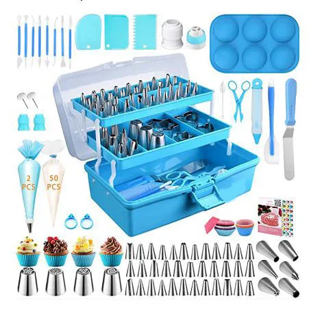 Cheap 236pcs Decorating Supplies Cake Tool Kit Cake Decorating Mold Cake Baking Decorating Accessories Tool Set with Storage Box
Cheap 236pcs Decorating Supplies Cake Tool Kit Cake Decorating Mold Cake Baking Decorating Accessories Tool Set with Storage Box