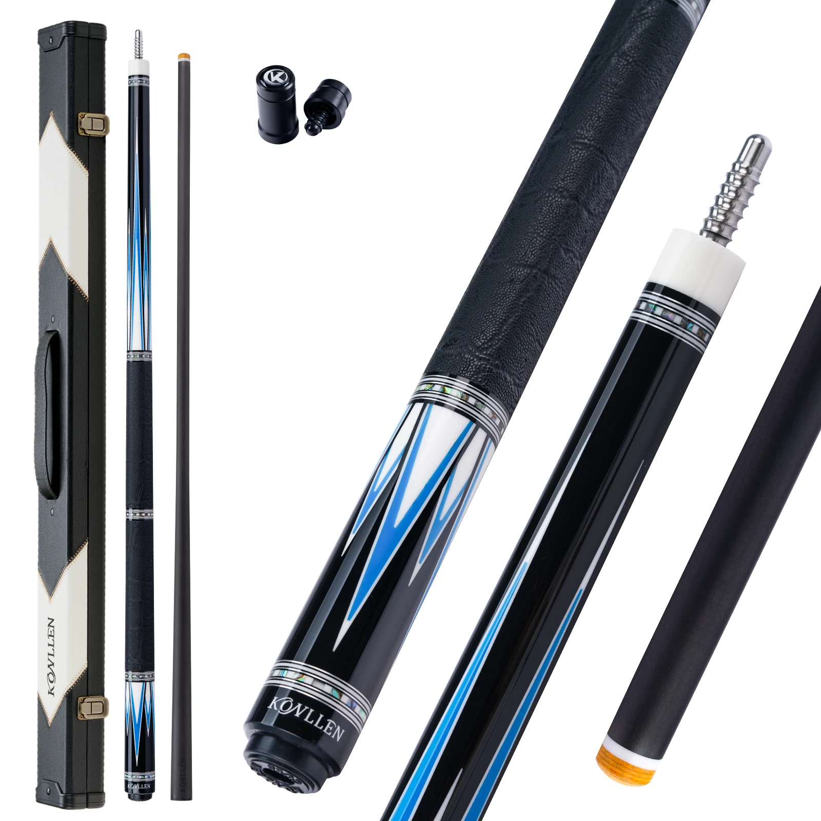 KONLLEN Carbon Fiber Pool Cue 2.0 with Professional Taper Low Deflection HandMade Inlay Billiard Stick for Adult League Players
KONLLEN Carbon Fiber Pool Cue 2.0 with Professional Taper Low Deflection HandMade Inlay Billiard Stick for Adult League Players