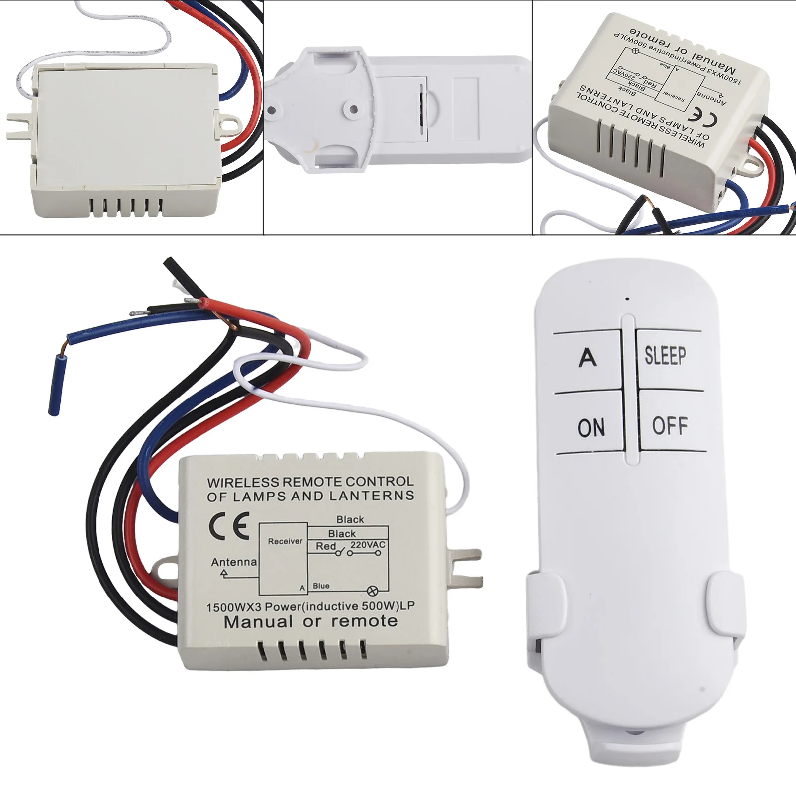 1PCS 1CH ON/OFF 220V Remote Switch Light Wireless Wall Remote Switch Receiver Wall Remote Control Switch Receiver Transmitter
1PCS 1CH ON/OFF 220V Remote Switch Light Wireless Wall Remote Switch Receiver Wall Remote Control Switch Receiver Transmitter