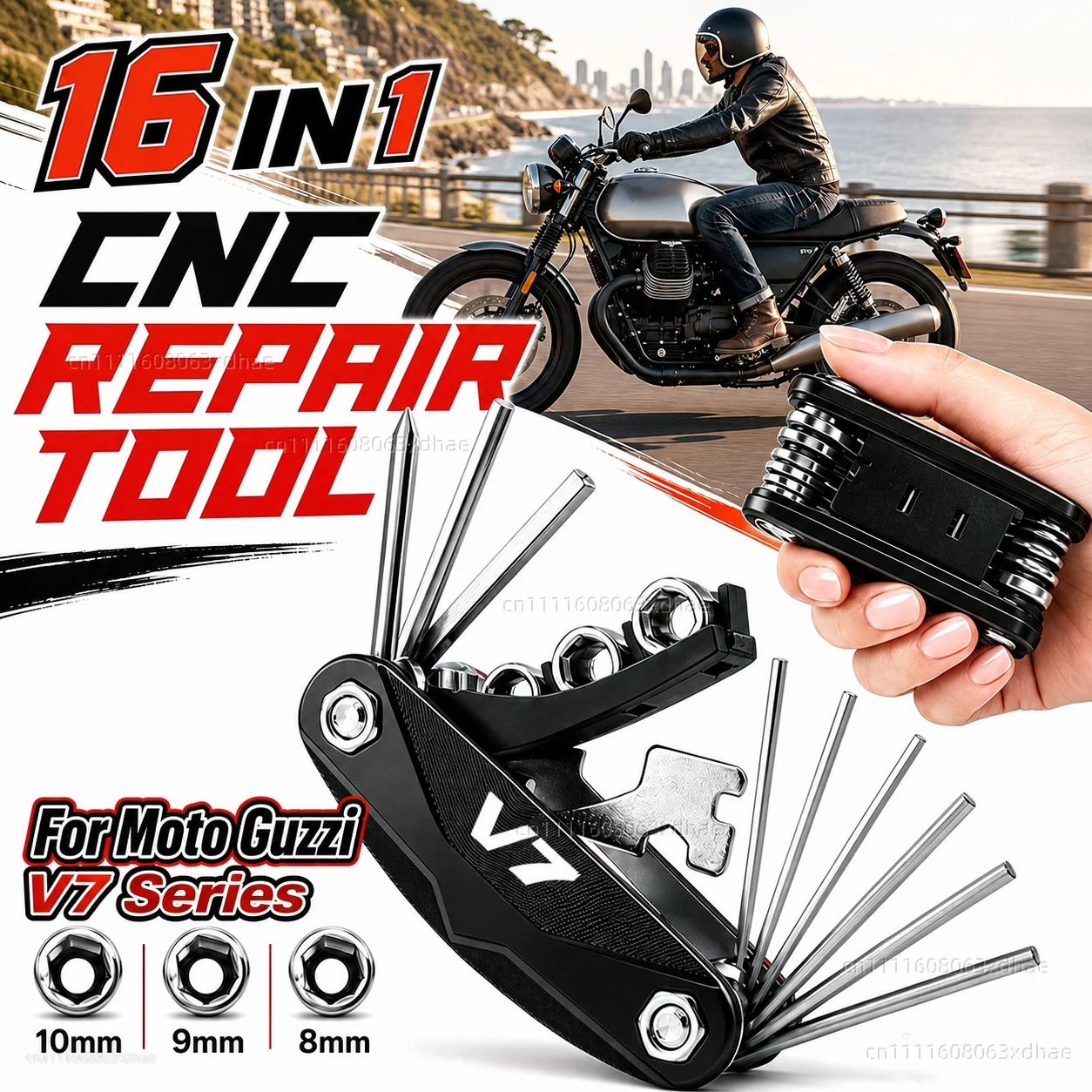 For Moto Guzzi V7 Series 2008-2024 Motorcycle Tool Repair Kit Multifunctional Screwdriver Wrench Hex Key Set Portable Bike
For Moto Guzzi V7 Series 2008-2024 Motorcycle Tool Repair Kit Multifunctional Screwdriver Wrench Hex Key Set Portable Bike