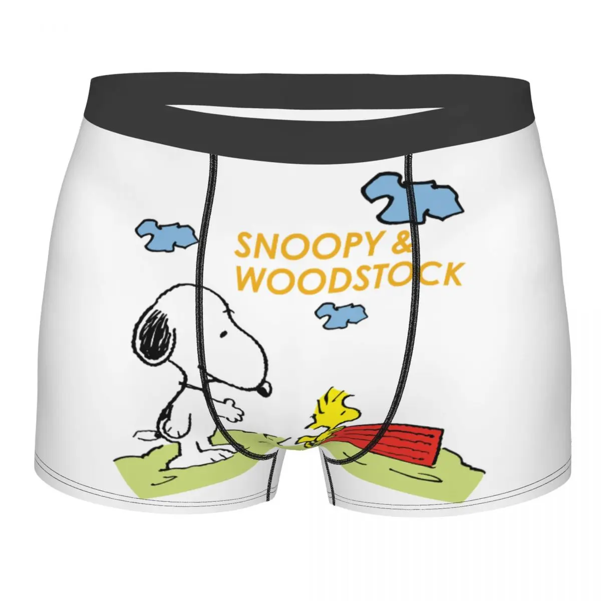 Новинка, боксеры с рисунком Снупи Вудсток, аниме, собака, шорты, мужские дышащие трусы, нижнее белье
Новинка, боксеры с рисунком Снупи Вудсток, аниме, собака, шорты, мужские дышащие трусы, нижнее белье