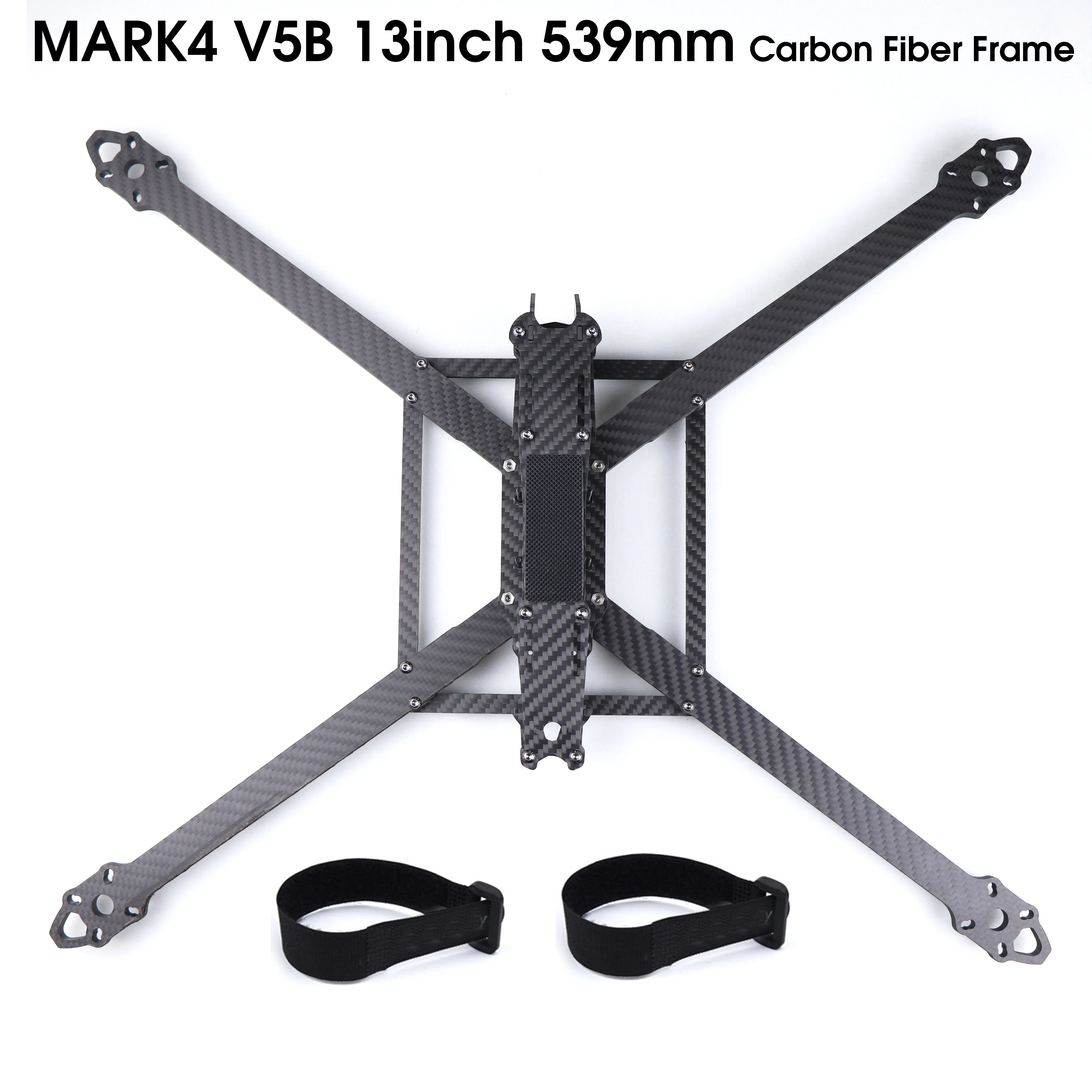 MARK4 V5B 13inch 539mm Wheelbase Carbon Fiber Frame Kit W/ 7mm Arm For RC FPV Freestyle Long Range Racing Drone Rack Quadcopter
MARK4 V5B 13inch 539mm Wheelbase Carbon Fiber Frame Kit W/ 7mm Arm For RC FPV Freestyle Long Range Racing Drone Rack Quadcopter