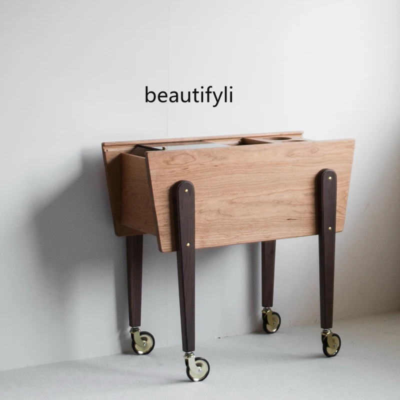 High-Leg Storage Cart Dining Side Mobile Side Table Storage Cabinet Golden Wheel
High-Leg Storage Cart Dining Side Mobile Side Table Storage Cabinet Golden Wheel