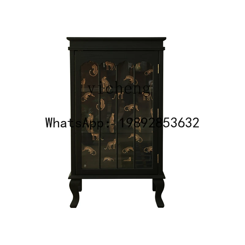 retro wine cabinet side cabinet solid wood glass display household wall corner cabinet
retro wine cabinet side cabinet solid wood glass display household wall corner cabinet