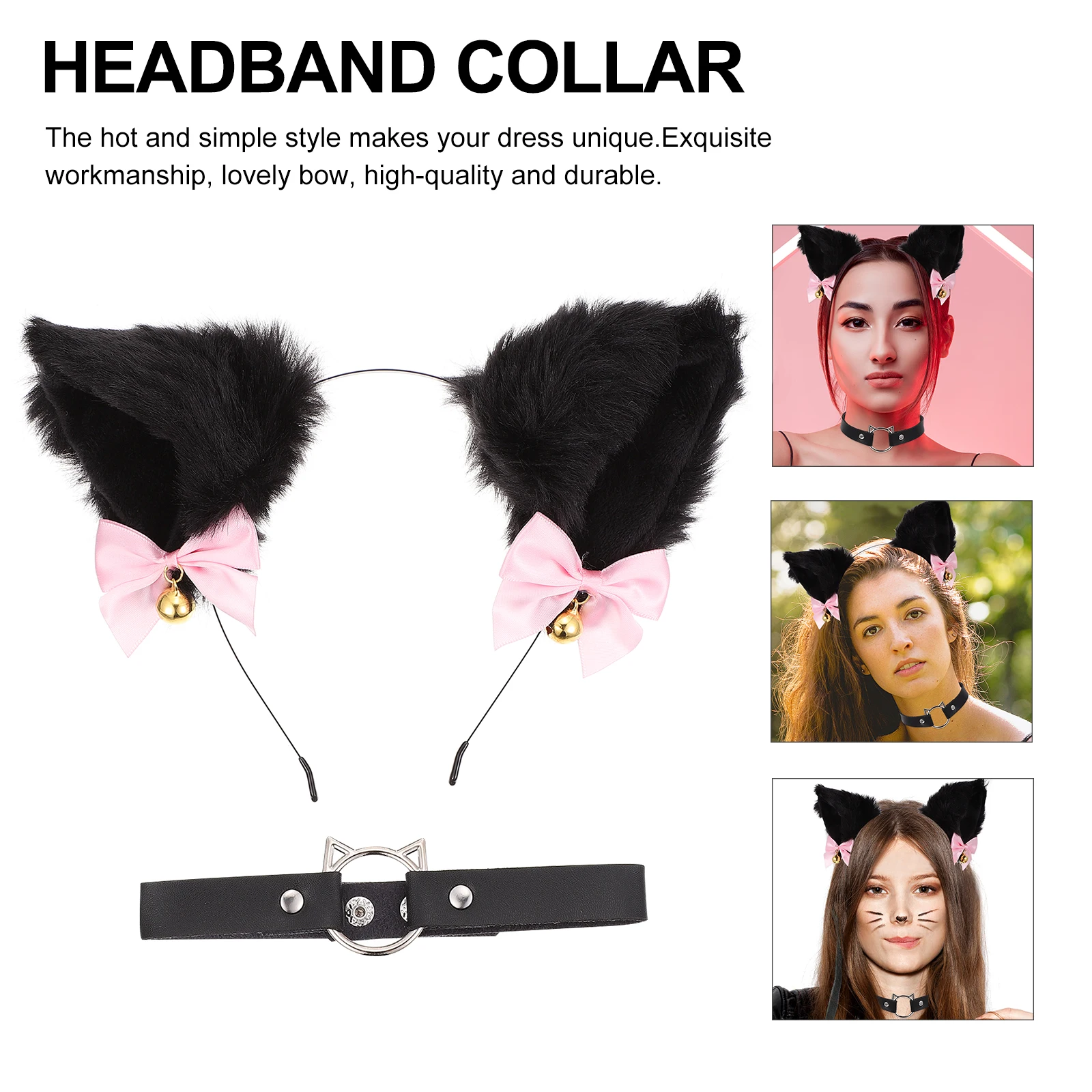 1 set 1 Set Cat Ear Headband Hair Collar Set Festival Cosplay Supplies Decorative Party Props For Performance Accessory
1 set 1 Set Cat Ear Headband Hair Collar Set Festival Cosplay Supplies Decorative Party Props For Performance Accessory