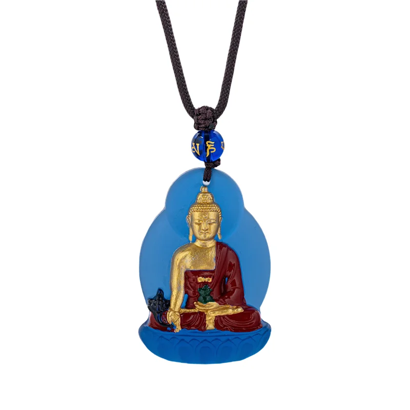 Glazed Medicine Buddha Pendant Painted Buddha Necklace for Health Blessing Ideal Gift for Elders Gifts
Glazed Medicine Buddha Pendant Painted Buddha Necklace for Health Blessing Ideal Gift for Elders Gifts