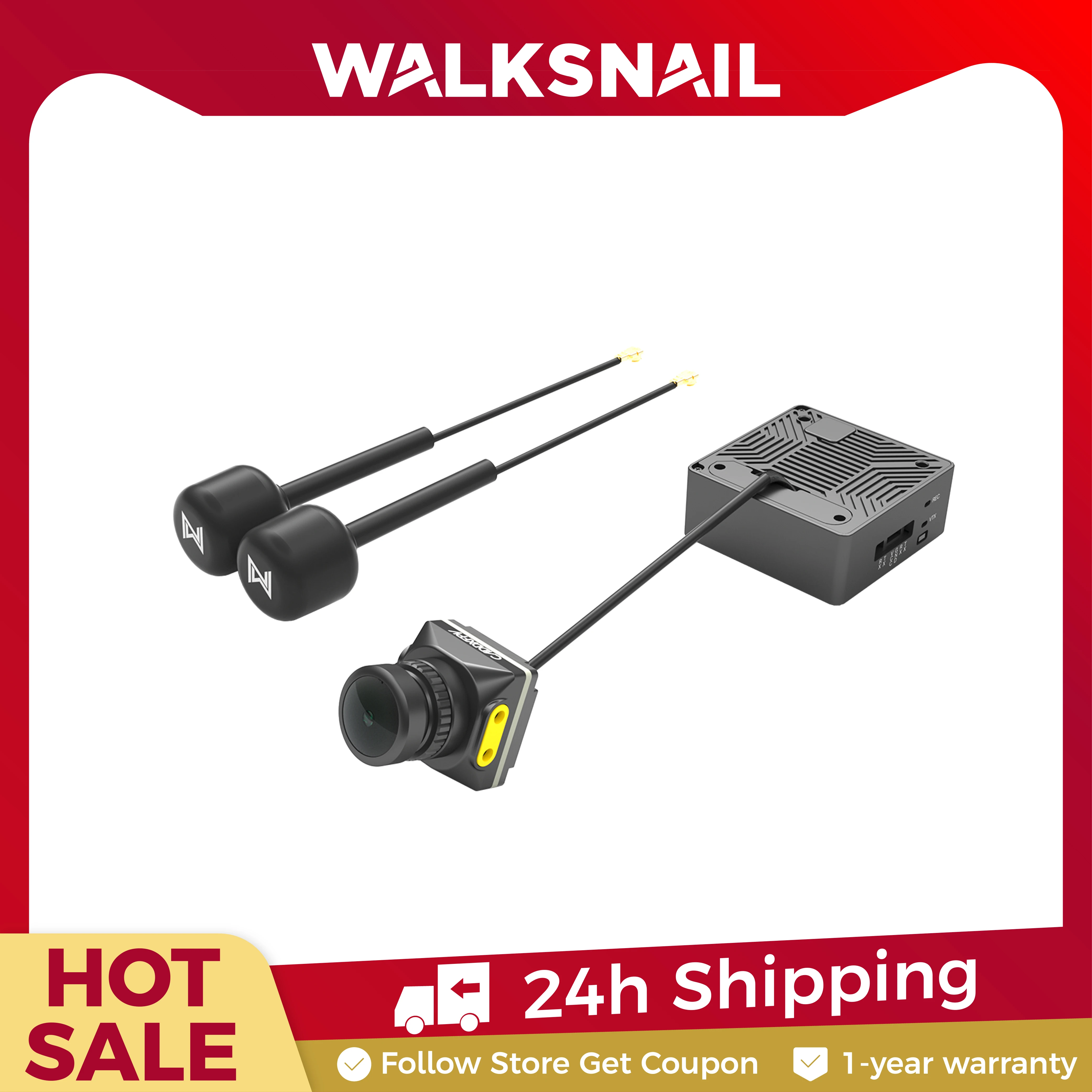 Caddx Walksnail Avatar Moonlight Kit Starlight Sensor FPV Camera 4K 60FPS EIS Gyroflow 160° FOV ND8 Filter for Drone
Caddx Walksnail Avatar Moonlight Kit Starlight Sensor FPV Camera 4K 60FPS EIS Gyroflow 160° FOV ND8 Filter for Drone