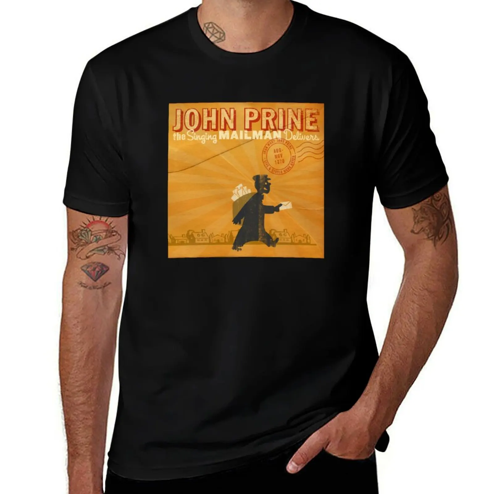 John Prine The Singing Mailman Delivers Album Cover. T-Shirt cotton t shirt pack mens graphic t shirts T-Shirt
John Prine The Singing Mailman Delivers Album Cover. T-Shirt cotton t shirt pack mens graphic t shirts T-Shirt