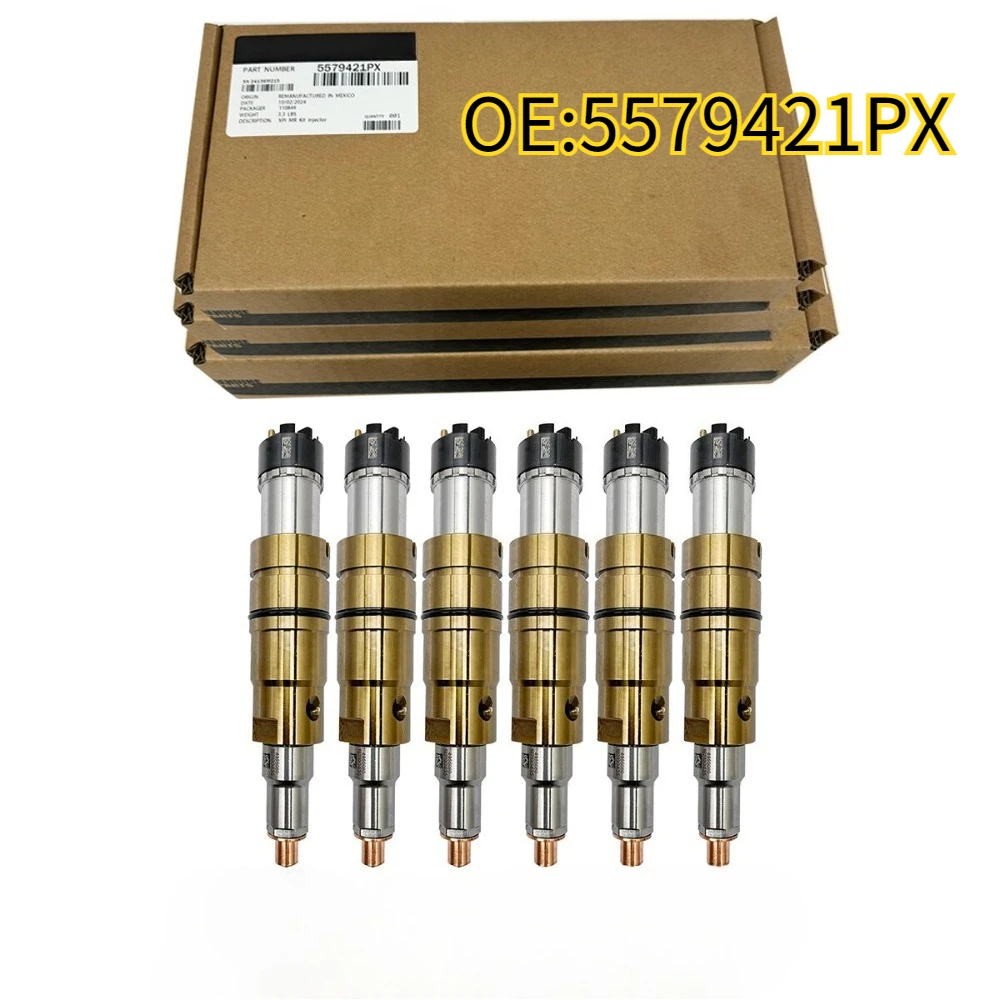Для 5579421PX Комплект топливных форсунок из 6 шт. для Cummins X15 ISX15 QSX15 Diesel
Для 5579421PX Комплект топливных форсунок из 6 шт. для Cummins X15 ISX15 QSX15 Diesel