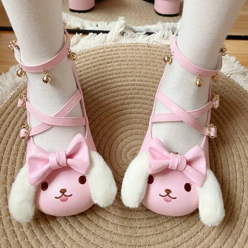 women Kawaii Lolita Mary Jane Shoes Girls Sweet Bow Cartoon Bunny Socks Set Pink White Patent Leather Flat Shoes
women Kawaii Lolita Mary Jane Shoes Girls Sweet Bow Cartoon Bunny Socks Set Pink White Patent Leather Flat Shoes