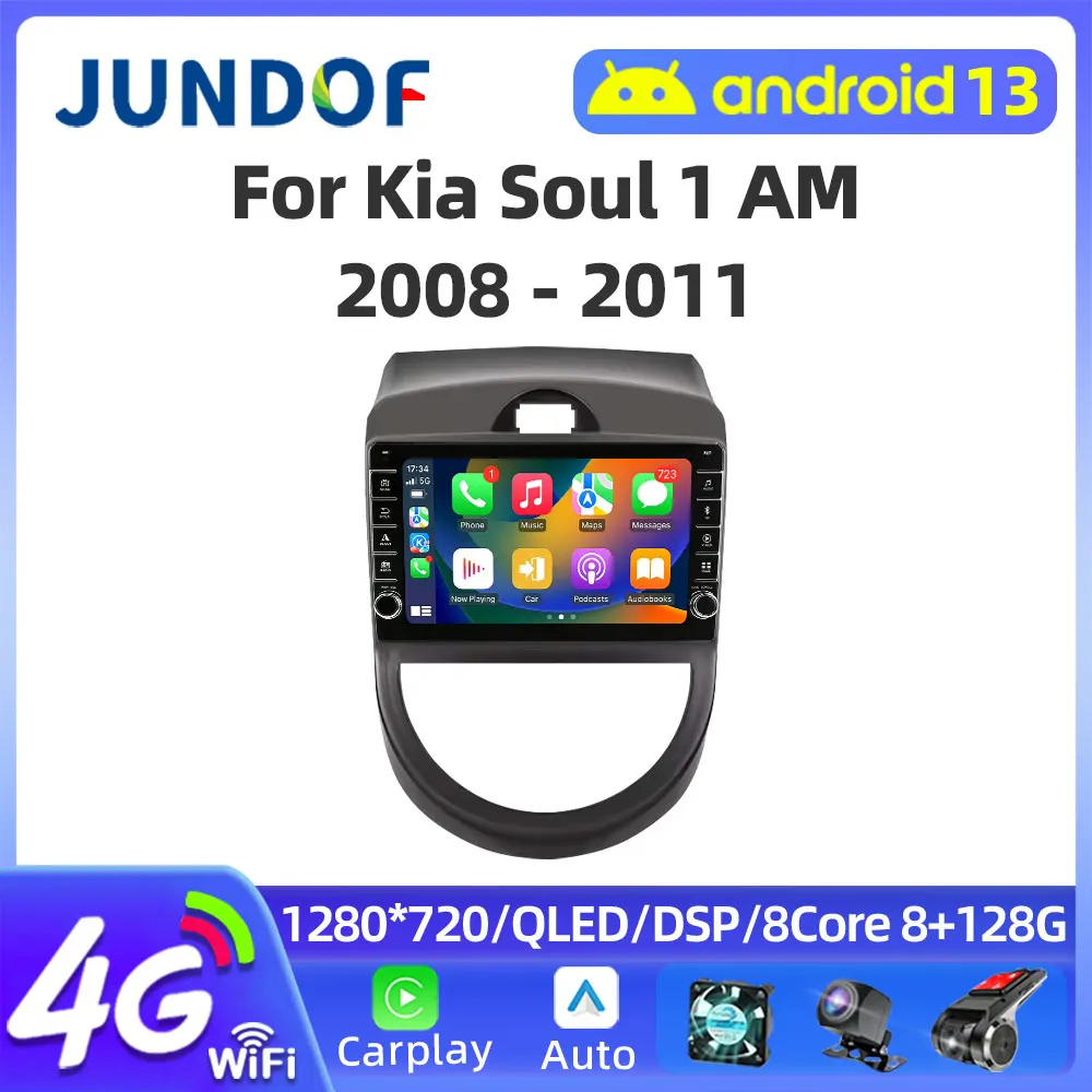 Android 13 Carplay Auto Car Radio For Kia Soul 1 AM 2008 2009 2010 2011 Multimedia Player Auto Radio GPS Navigation TV Head Unit
Android 13 Carplay Auto Car Radio For Kia Soul 1 AM 2008 2009 2010 2011 Multimedia Player Auto Radio GPS Navigation TV Head Unit