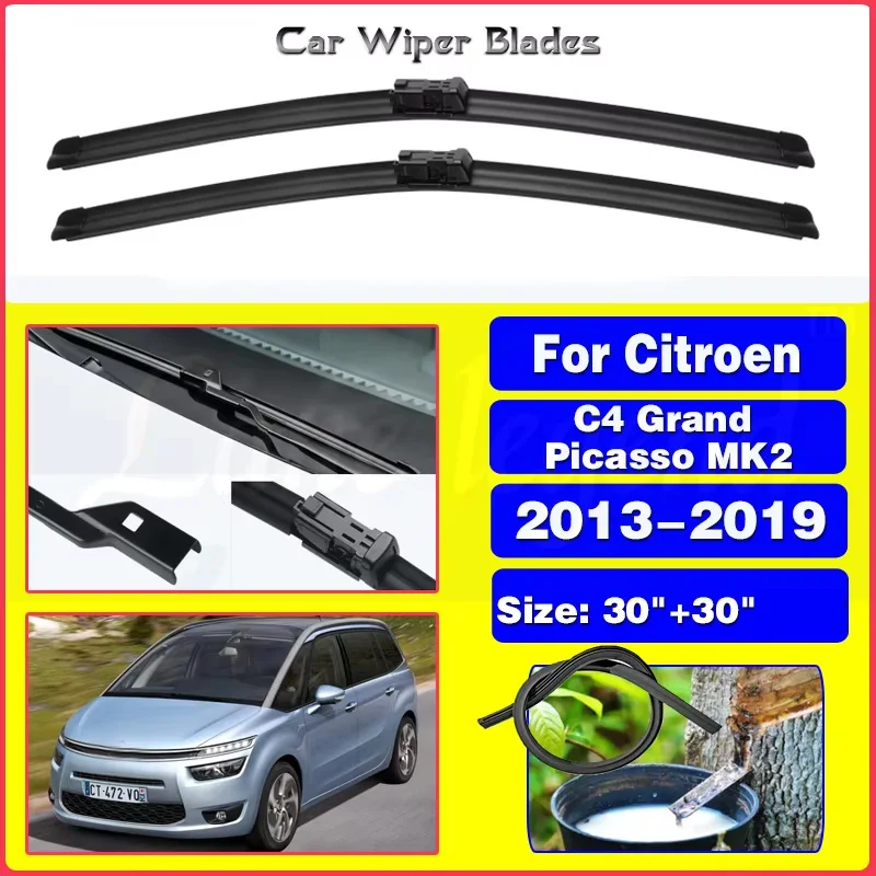 Wiper Front Wiper Blades Set For Citroen C4 Grand Picasso 2 2013-2019 2014 2015 Windshield Windscreen Window 30"+30"
Wiper Front Wiper Blades Set For Citroen C4 Grand Picasso 2 2013-2019 2014 2015 Windshield Windscreen Window 30"+30"