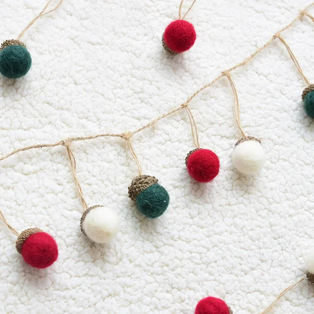6Pcs Christmas Wool Felt Acorn Natural Hand-make Xmas Tree Hanging Pendant Decorations Mini Vintage Wedding DIY Ornaments
6Pcs Christmas Wool Felt Acorn Natural Hand-make Xmas Tree Hanging Pendant Decorations Mini Vintage Wedding DIY Ornaments