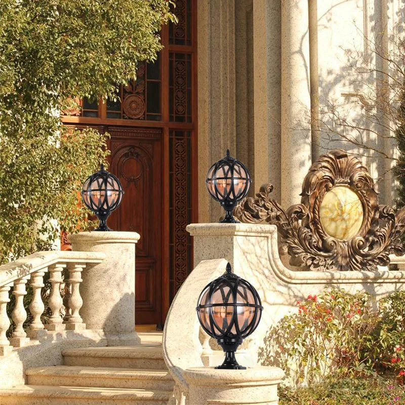 Stigma lamp Outdoor waterproof power connection European-style villa courtyard Community wall lamp Door pillar Round
Stigma lamp Outdoor waterproof power connection European-style villa courtyard Community wall lamp Door pillar Round