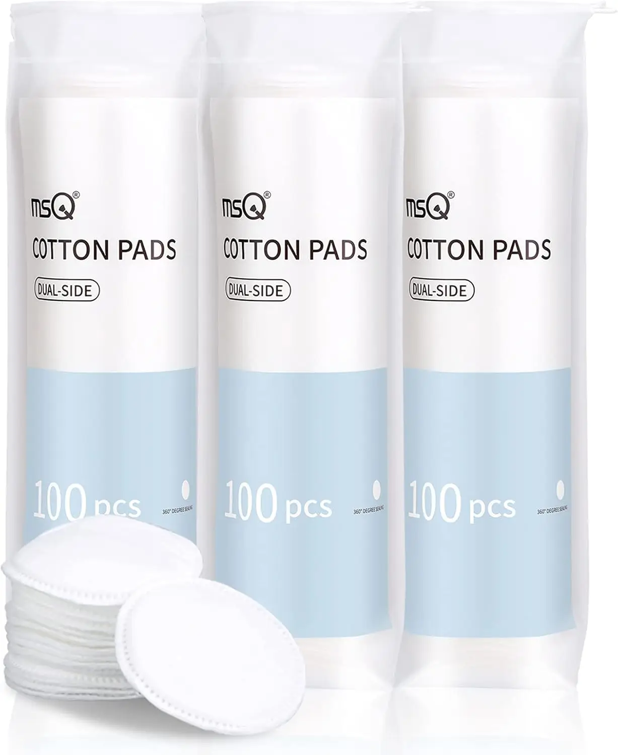 Three Hundred Lint Free Soft Cotton Rounds for Makeup Removal and Facial Cleansing
Three Hundred Lint Free Soft Cotton Rounds for Makeup Removal and Facial Cleansing