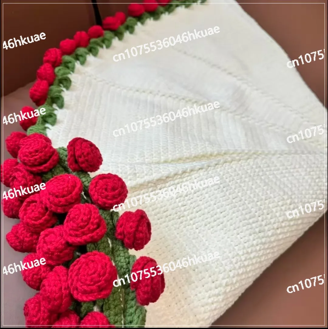 Rose Bouquet Blanket DIY Material Bag Milk Cotton Wool Ball Hand-woven Blanket Creative Gift for Girlfriends Work in Progress
Rose Bouquet Blanket DIY Material Bag Milk Cotton Wool Ball Hand-woven Blanket Creative Gift for Girlfriends Work in Progress