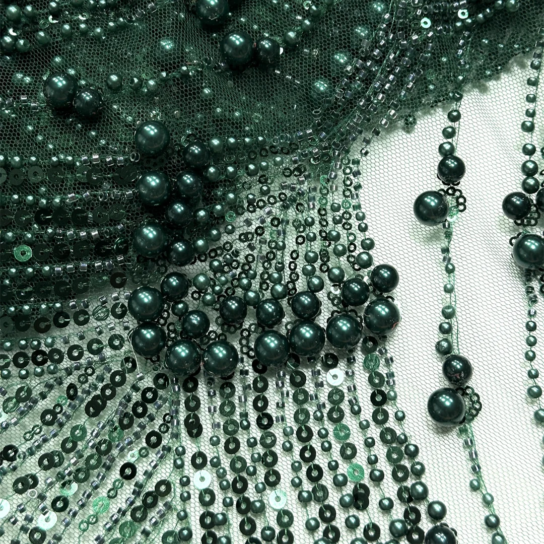 Тяжелое кружевное полотно с пайетками, высококачественная ручная вышивка бисером, сетчатый тюль, нигерийский, для свадебных и праздничных платьев, для шитья
Тяжелое кружевное полотно с пайетками, высококачественная ручная вышивка бисером, сетчатый тюль, нигерийский, для свадебных и праздничных платьев, для шитья