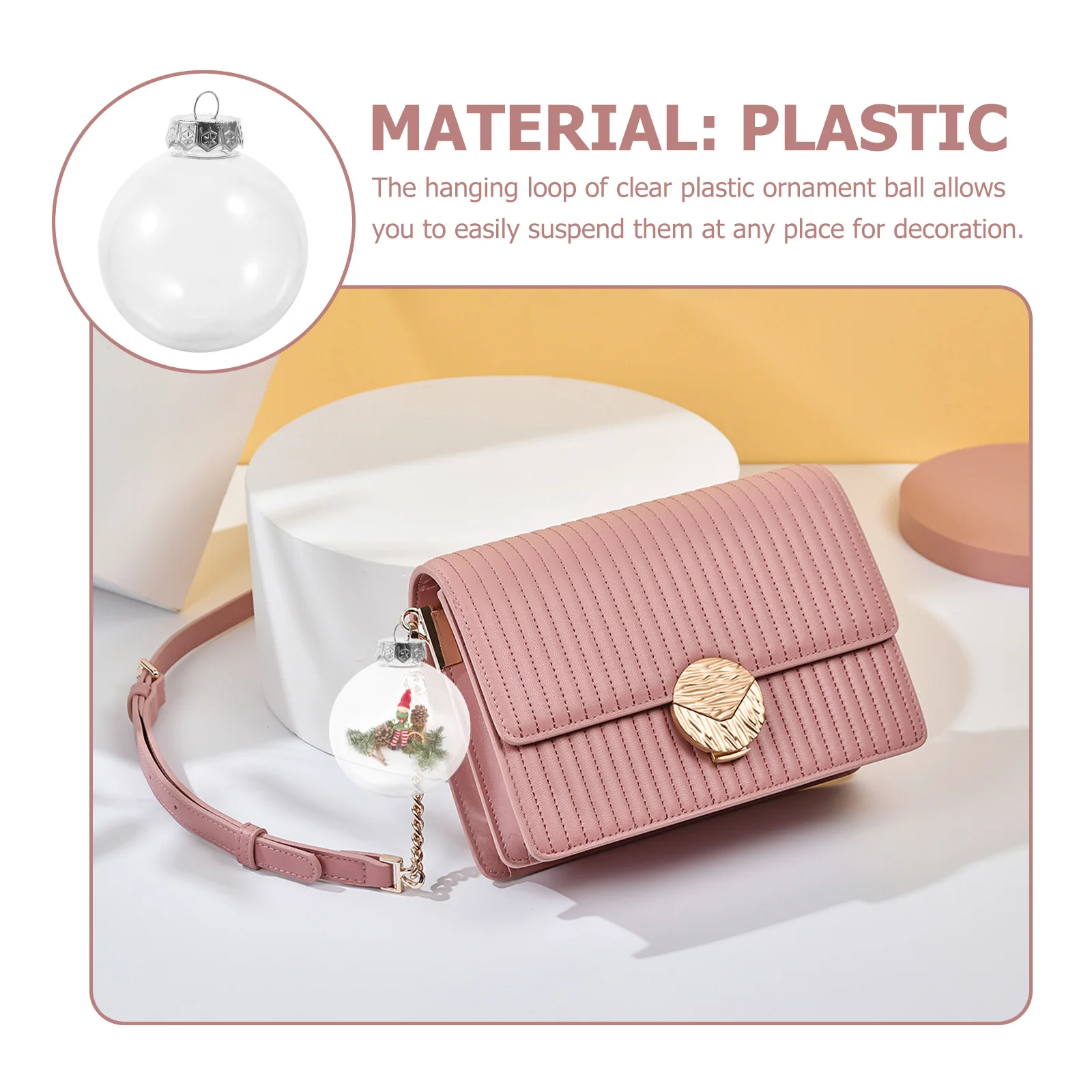 12Pcs Transparent Ball Ornaments Clear Plastic Fillable Ornaments for Christmas Wedding Party Decoration Craft DIY Hanging
12Pcs Transparent Ball Ornaments Clear Plastic Fillable Ornaments for Christmas Wedding Party Decoration Craft DIY Hanging