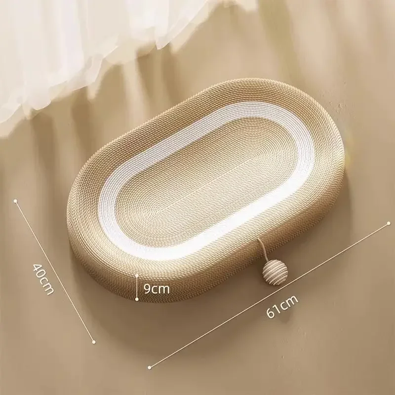 Weave Scratchers Board Oval Scratching Pads Scratching Board Chew Bite Toy Household Pet Furniture Pet Bed Nest
Weave Scratchers Board Oval Scratching Pads Scratching Board Chew Bite Toy Household Pet Furniture Pet Bed Nest
