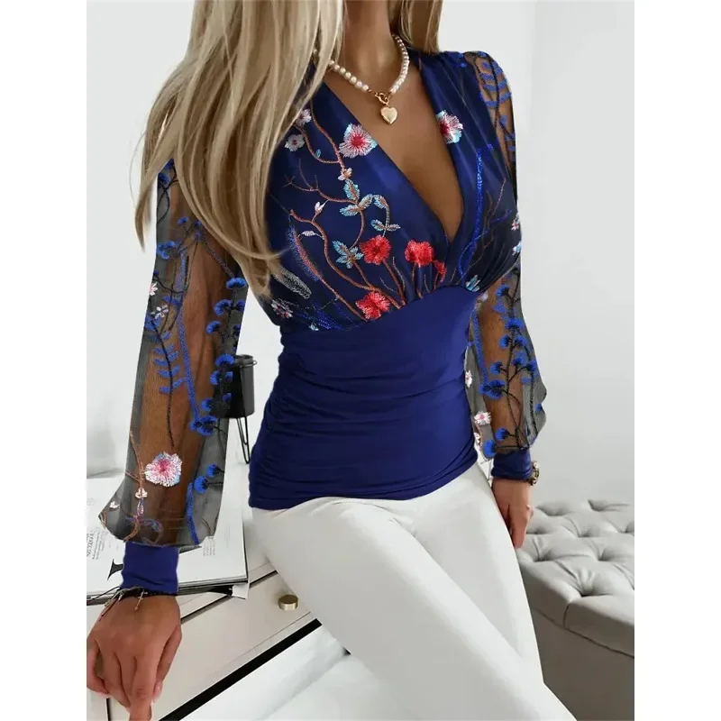 Women's S-2XL size Commuting Long Sleeved Shirt V-neck Fashionable Printed Slim Fit Shirt Casual Holiday Women's Shirt
Women's S-2XL size Commuting Long Sleeved Shirt V-neck Fashionable Printed Slim Fit Shirt Casual Holiday Women's Shirt