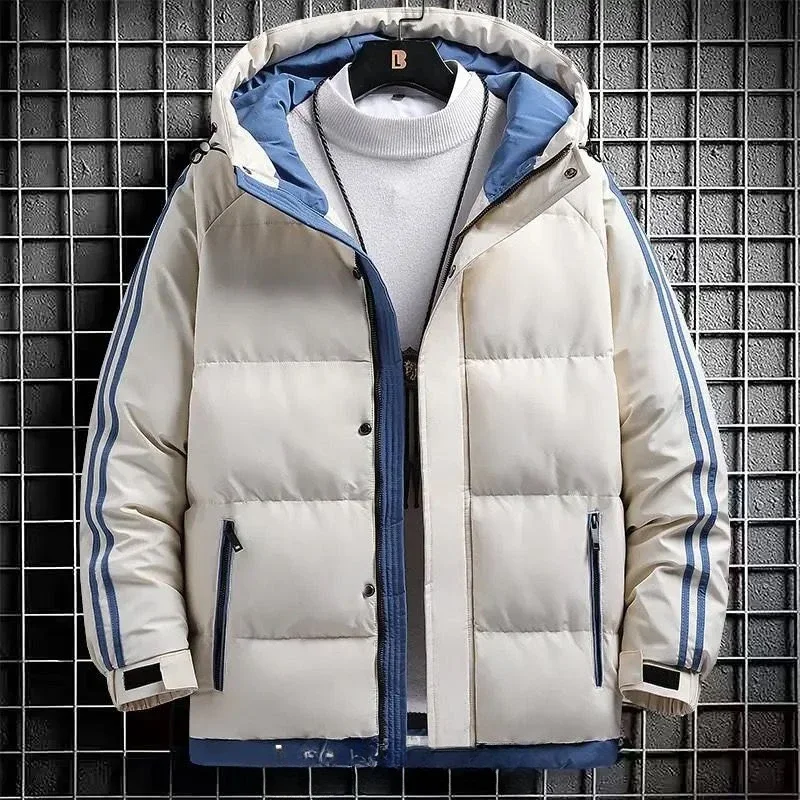 Winter Jacket Men Hooded Parkas Cold Weather Windproof Puffer Jacket Outdoor Coat Long Sleeve Zipper Pockets Luxury Brand Tops
Winter Jacket Men Hooded Parkas Cold Weather Windproof Puffer Jacket Outdoor Coat Long Sleeve Zipper Pockets Luxury Brand Tops