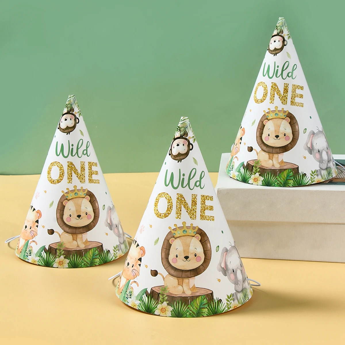 Wild One Paper Hats Jungle Animal Hat Birthday Party Decor Kids Forest Birthday Baby Shower Party Supplies Home Party Decor
Wild One Paper Hats Jungle Animal Hat Birthday Party Decor Kids Forest Birthday Baby Shower Party Supplies Home Party Decor