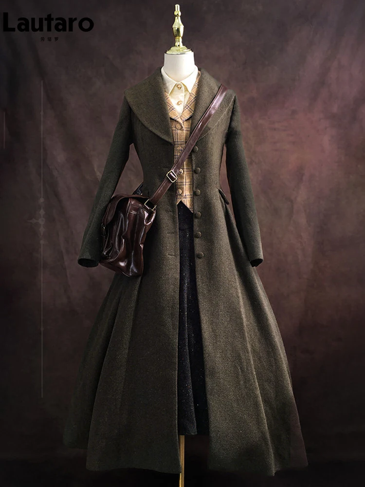Lautaro Autumn Winter Long Warm Wool & Blends Coat for Women Shawl Collar Single Breasted Elegant Fit and Flare Woolen Overcoat
Lautaro Autumn Winter Long Warm Wool & Blends Coat for Women Shawl Collar Single Breasted Elegant Fit and Flare Woolen Overcoat