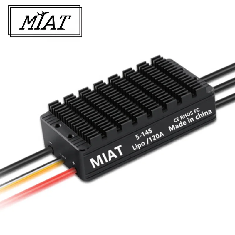 MIAT 2022 ESC Китай Поставщик 24 В 120 А Esc для сельскохозяйственных дронов/детали опрыскивателя Dr-one
MIAT 2022 ESC Китай Поставщик 24 В 120 А Esc для сельскохозяйственных дронов/детали опрыскивателя Dr-one