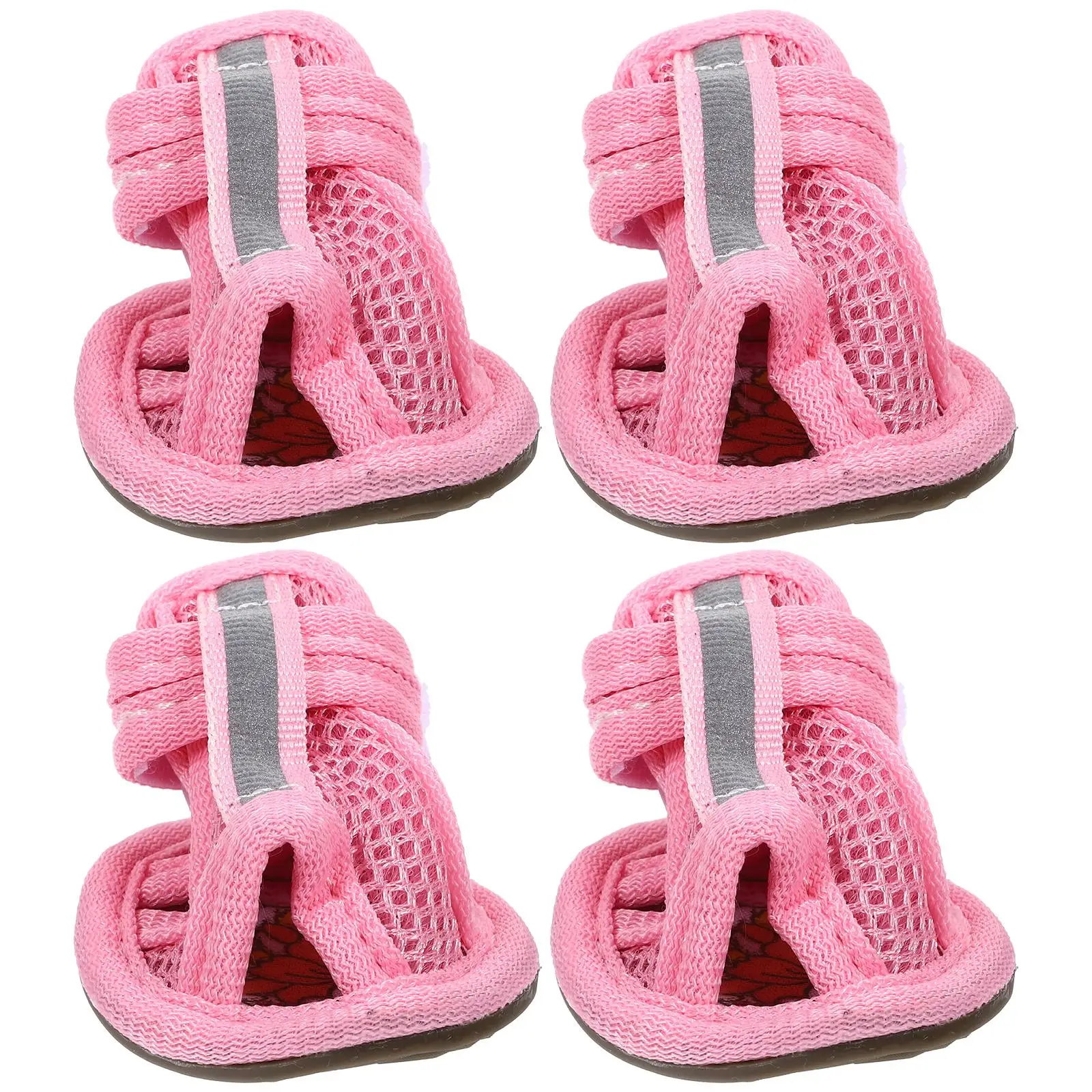 4 Pcs Pet Sandals Slipper Socks Dog Paw Shoes for Summer Hot Pavement Breathable Booty Cooling Dogs Anti-slip Women's Mesh
4 Pcs Pet Sandals Slipper Socks Dog Paw Shoes for Summer Hot Pavement Breathable Booty Cooling Dogs Anti-slip Women's Mesh