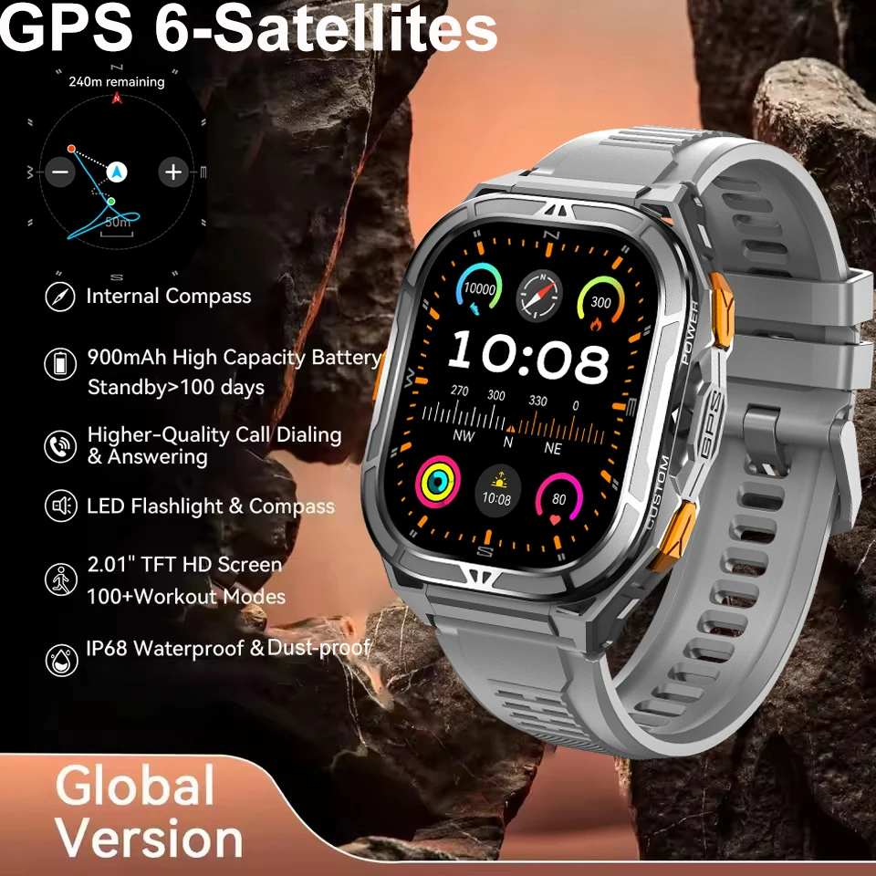 2025 New GPS SmartWatch Men 5ATM IP68 Waterproof Built-in Dual-band GNSS Compass Military Grade Sport Watches for Xiaomi Huawei
2025 New GPS SmartWatch Men 5ATM IP68 Waterproof Built-in Dual-band GNSS Compass Military Grade Sport Watches for Xiaomi Huawei