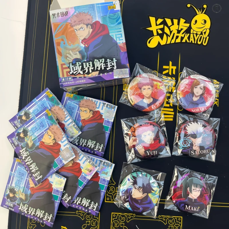Authentic Kayou Jujutsu Kaisen 3rd Round Handmade Anime Pins Round Brooches Fushiguro Megumi/Itadori Yuji/Choso Cartoon Badge
Authentic Kayou Jujutsu Kaisen 3rd Round Handmade Anime Pins Round Brooches Fushiguro Megumi/Itadori Yuji/Choso Cartoon Badge