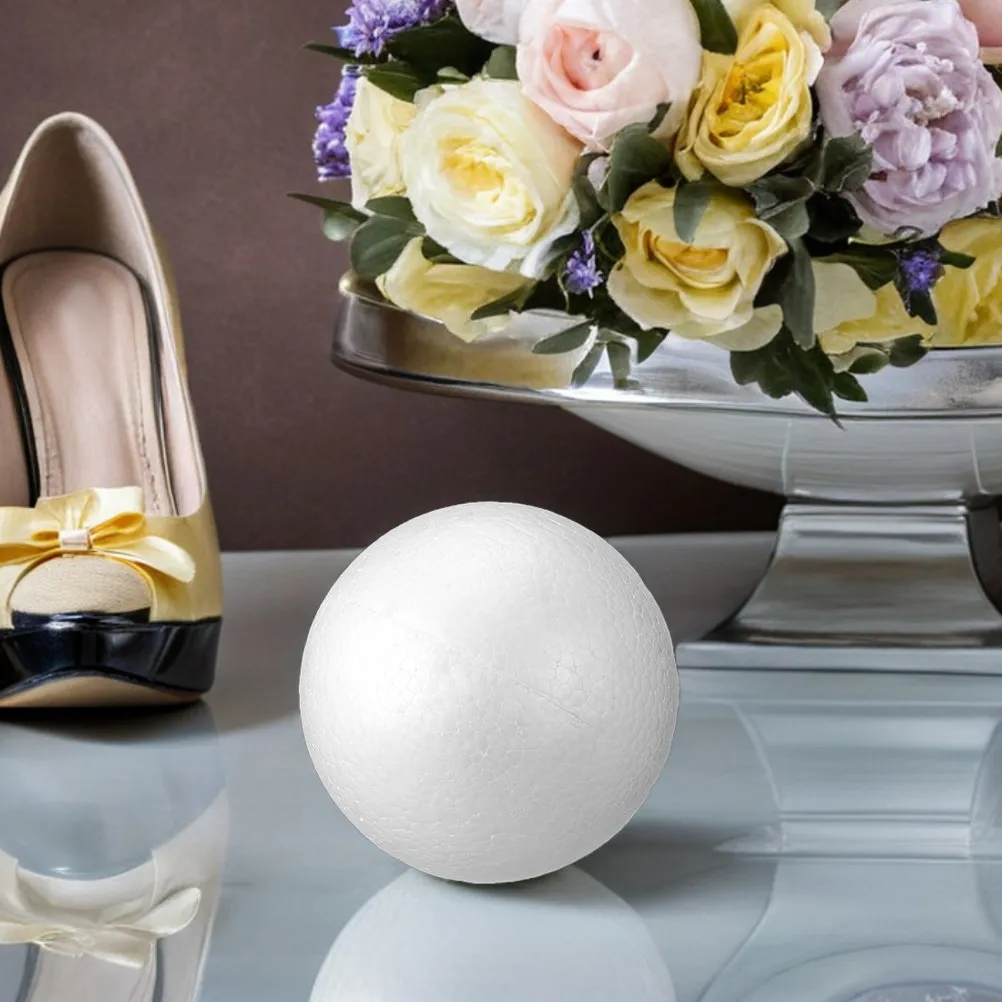 5Pcs 12Cm Smooth White Polystyrene Foam Balls Blank Craft Spheres for Wedding Decoration DIY Painting Floral Design Party
5Pcs 12Cm Smooth White Polystyrene Foam Balls Blank Craft Spheres for Wedding Decoration DIY Painting Floral Design Party