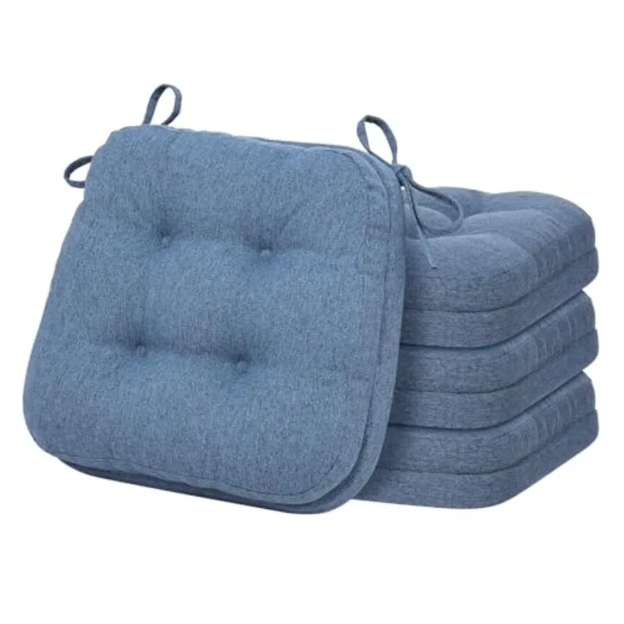 Set of 4 Dining Chair Cushions, Dual-Layer Patent Design Memory Foam Kitchen Chair Cushions, Non-Slip Seat Pads with Ties, 16.5
Set of 4 Dining Chair Cushions, Dual-Layer Patent Design Memory Foam Kitchen Chair Cushions, Non-Slip Seat Pads with Ties, 16.5