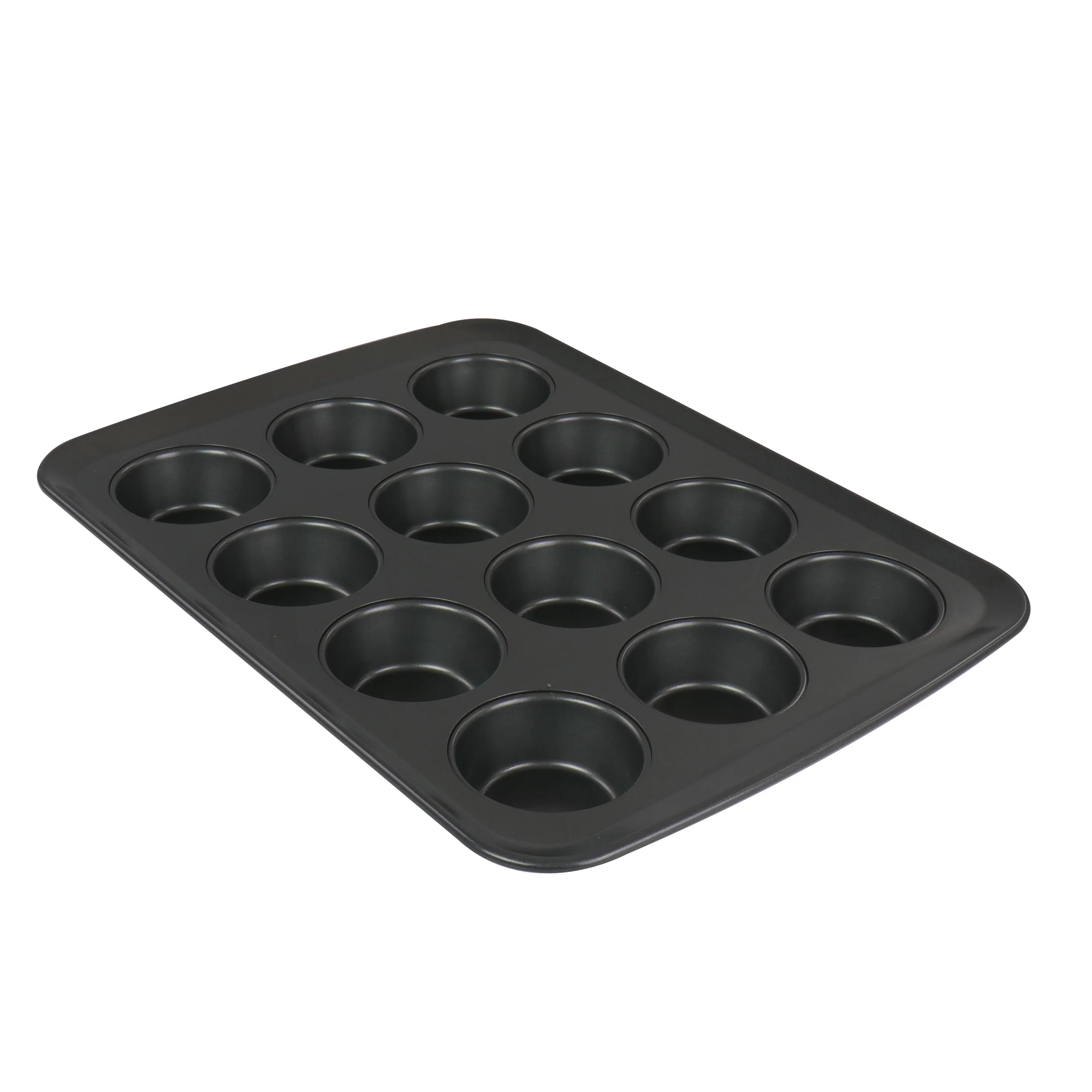 12-Cup Nonstick Steel Muffin Pan for Easy Baking and Clean Removal
12-Cup Nonstick Steel Muffin Pan for Easy Baking and Clean Removal
