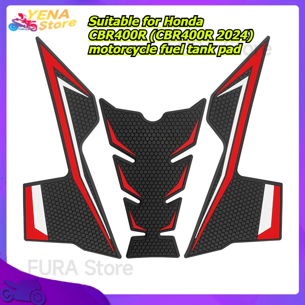 Suitable for Honda CBR400R (CBR400R 2024) motorcycle fuel tank pad, fuel tank protection sticker, and fuel tank knee guard.
Suitable for Honda CBR400R (CBR400R 2024) motorcycle fuel tank pad, fuel tank protection sticker, and fuel tank knee guard.