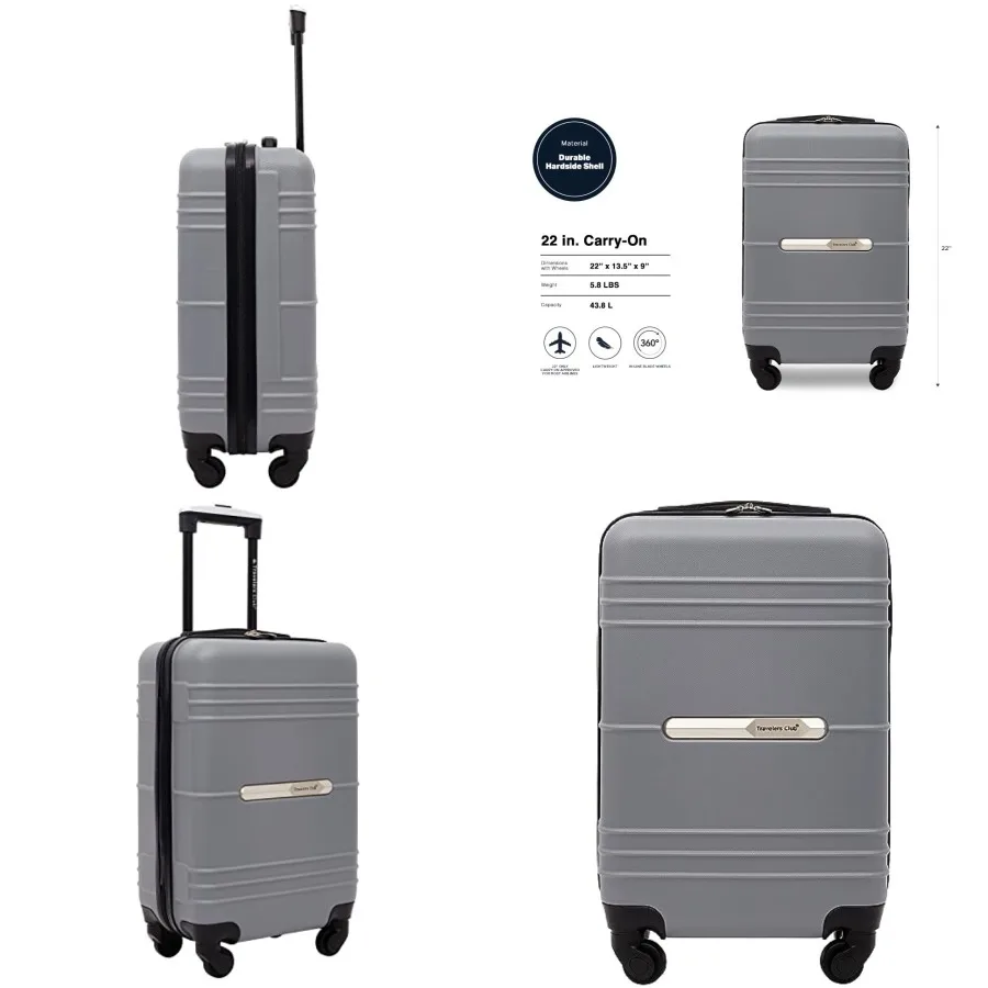 22" Richmond Spinner Carry-On Luggage
22" Richmond Spinner Carry-On Luggage