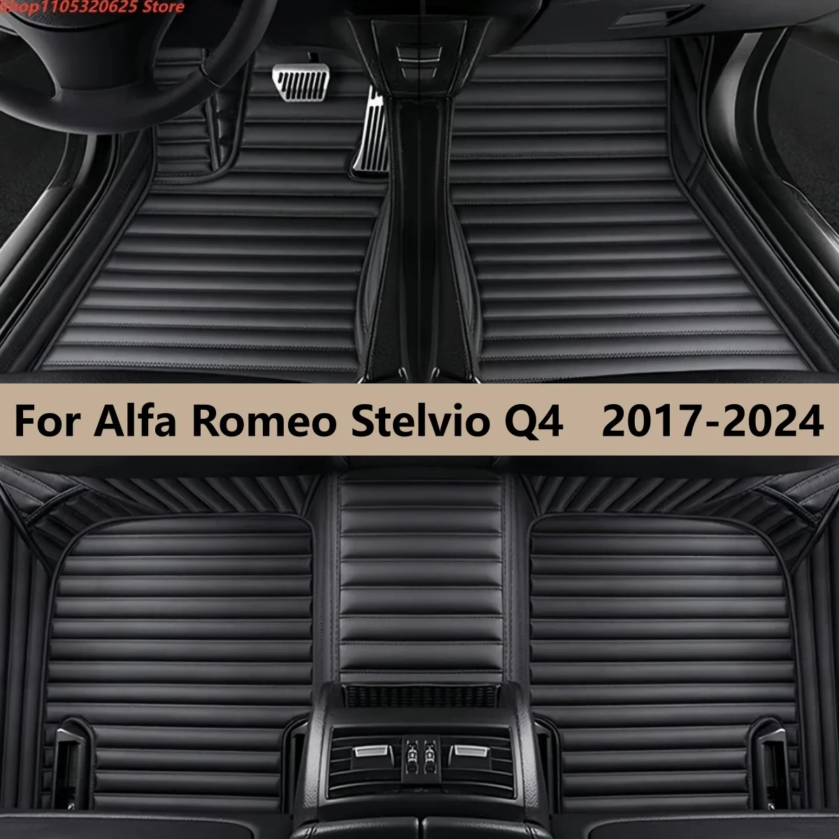 Custom Car Floor Mats Fit for Alfa Romeo Stelvio Q4 2017 2018 2019 2020 2021 2022 2023 2024 auto accessories Car Carpet
Custom Car Floor Mats Fit for Alfa Romeo Stelvio Q4 2017 2018 2019 2020 2021 2022 2023 2024 auto accessories Car Carpet