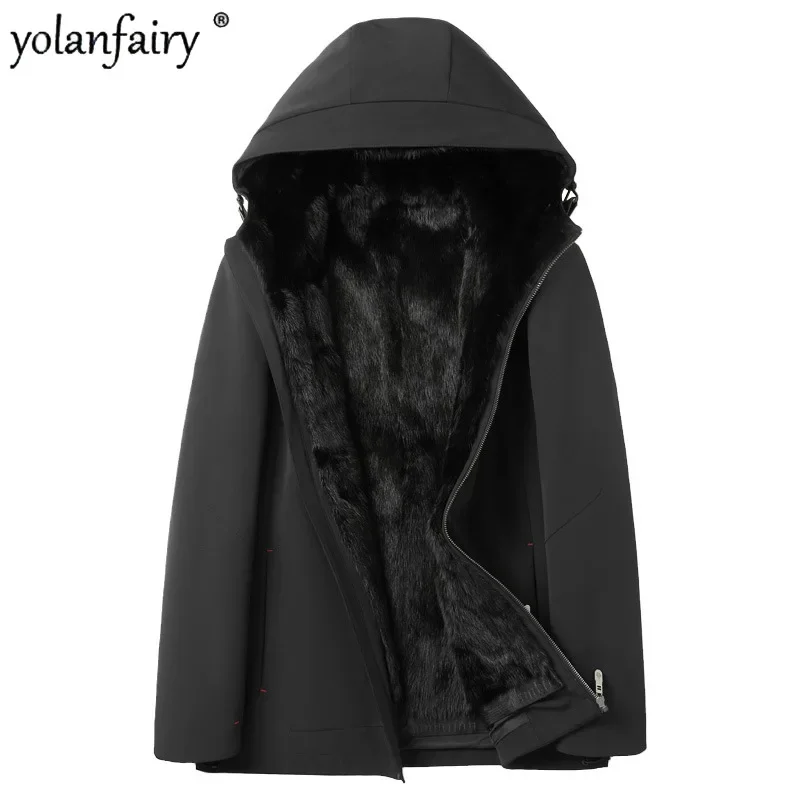 Whole Natural Mink Coat Men's Real Fur Jacket Parkas Men Short Hooded Fur Clothing Male Winter Thick Coats and Jackets FCY5639
Whole Natural Mink Coat Men's Real Fur Jacket Parkas Men Short Hooded Fur Clothing Male Winter Thick Coats and Jackets FCY5639