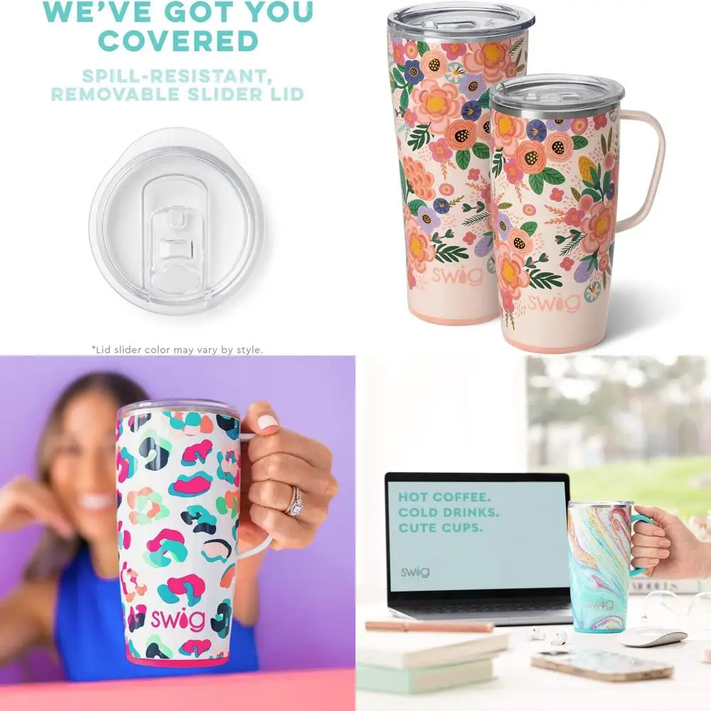 22oz Handled Travel Mug & 32oz Triple Insulated Tumbler Set - Stainless Steel, Dishwasher Safe
22oz Handled Travel Mug & 32oz Triple Insulated Tumbler Set - Stainless Steel, Dishwasher Safe
